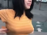 She Strips Naked In The Middle Of The Street