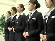 Japan Stewardess Demonstrates Proper Cpr Procedures