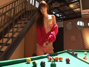 Japanese Beauty Photo In Billiards