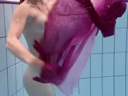 Smoking Hot Russian Redhead In The Pool